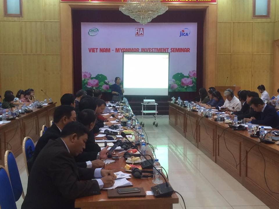 Hội thảo hội nghi hợp tác đầu tư Viêt Nam- Myanmar